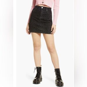 1822 Denim Nordstrom Tonal Cheetah Skirt - Size 27